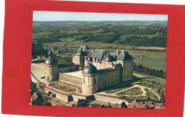 24----HAUTEFORT--vu Du Ciel XVè Et XVIIè S.--vue D'ensemble La Chapelle Et Façade Est---voir 2 Scans - Hautefort