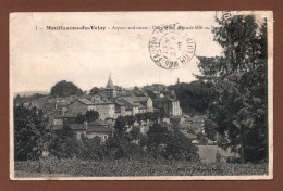 (RECTO / VERSO) MONTFAUCON EN VELAY EN 1908 - N° 1 - ASPECT SUD OUEST - BEAU CACHET - CPA - Montfaucon En Velay