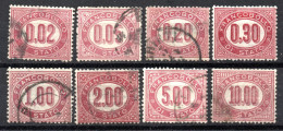 1561,ITALY. 1875 OFFICIALS #1-8 - Oficiales