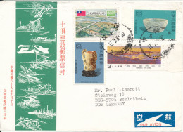 Taiwan Cover Sent Air Mail To Germany 1981 ?? Topic Stamps - Covers & Documents