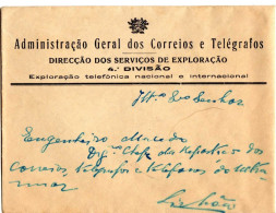 ISENTO DE FRANQUIA-A.G.DOS CORREIOS E TELÉGRAFOS - Storia Postale