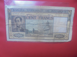 BELGIQUE 100 Francs 1947 Circuler (B.18) - 100 Frank