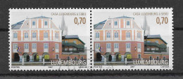 Luxemburg 2007 Gebäude Mi.Nr. 1761 Waagr. Paar Gestempelt  - Usados