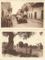 ALGERIE - 2 CP - Paysage Oriental - Dans Un Village Du Sud - - Szenen