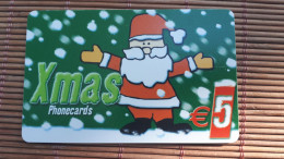 Christmas Prepaidcard Belgium Used Low Issue Rare - Natale