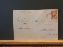 65/526U  CP GRONLAND   POUR LA BELG. - Storia Postale