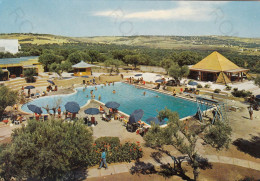 CARTOLINA  ISOLA CAPO RIZZUTO,CROTONE,CALABRIA-ALBERGO VILLAGGIO VALTUR-MEMORIA,CULTURA,BELLA ITALIA,VIAGGIATA 1973 - Crotone