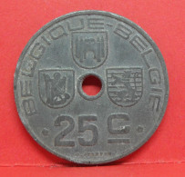 25 Centimes 1942 - TTB - Pièce Monnaie Belgique - Article N°1680 - 25 Centimes