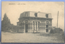 Cpa Gérimont  Arret Du Tram    1918 - Neufchâteau