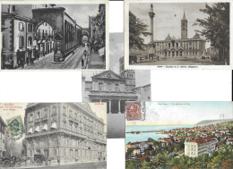 Lot De 5 CP  (San Remo, Milano, Roma) Années 1908 Et 1936 - Colecciones Y Lotes