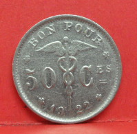 50 Centimes 1922 - TTB - Pièce Monnaie Belgique - Article N°1695 - 50 Cents