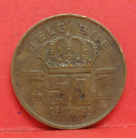 50 Centimes 1953 - TB - Pièce Monnaie Belgique - Article N°1701 - 50 Centimes