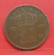 50 Centimes 1953 - TTB - Pièce Monnaie Belgique - Article N°1702 - 50 Cents