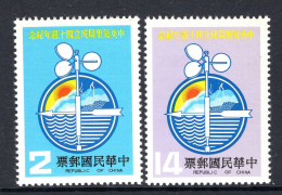 Taiwan 1981 40th Anniversary Of Central Weather Bureau Set MNH (SG 1367-1368) - Unused Stamps