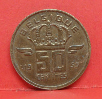 50 Centimes 1955 - TTB - Pièce Monnaie Belgique - Article N°1704 - 50 Cent