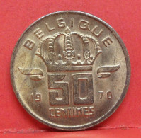 50 Centimes 1970 - SPL - Pièce Monnaie Belgique - Article N°1718 - 50 Centimes