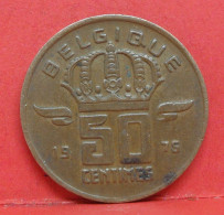 50 Centimes 1976 - TTB - Pièce Monnaie Belgique - Article N°1721 - 50 Centimes