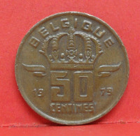 50 Centimes 1979 - TTB - Pièce Monnaie Belgique - Article N°1723 - 50 Centimes