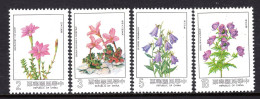 Taiwan 1984 Alpine Plants Set MNH (SG 1555-1558) - Neufs