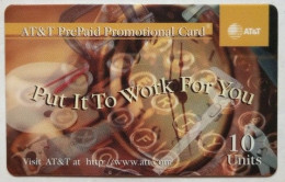 USA AT&T  10 Units Promotional Card - AT&T