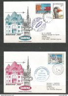 Belgique - Poste Aérienne - Sabena - 1ère Liaison Bruxelles-Nicosie 9-4-1973 - Covers & Documents