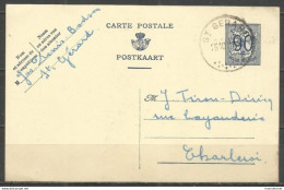 Belgique - Carte Postale N°142 90c Bleu  - Obl. ST GERARD - Cartoline 1871-1909