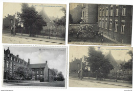 Belgique - GILLY - 8 CP - Pensionnat Pour Filles Des Sœurs De La Providence, Cour Et Salle De Récréation, Jardin, ... - Charleroi