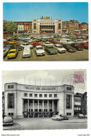 Belgique - CHARLEROI - 3CP - Palais Des Beaux-Arts - Parking Avec Opel, Simca, Renault, VW Golf, Peugeot, Citroën DS,... - Charleroi