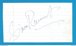 Signature / Dédicace / Autographe Original De Simone Renant - Actrice - Andere & Zonder Classificatie