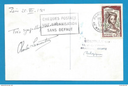 Signature / Dédicace / Autographe Original De Charles LEMONTIER - Acteur - Autres & Non Classés
