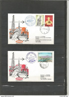 Belgique - Poste Aérienne - Sabena - 1ère Liaison Bruxelles - Abu Dhabi 1/11/1975 - Cartas & Documentos