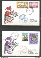 Belgique - Poste Aérienne - Sabena - 1ère Liaison Bruxelles - Alger (Algérie) 3/4/1976 - Covers & Documents