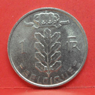1 Franc 1980 - SUP - Pièce Monnaie Belgique - Article N°1787 - 1 Franc