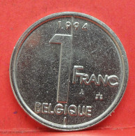 1 Franc 1994 - TTB - Pièce Monnaie Belgique - Article N°1796 - 1 Franc