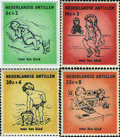 46612 MNH ANTILLAS HOLANDESAS 1961 PRO INFANCIA - Antilles