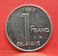 1 Franc 1996 - TTB - Pièce Monnaie Belgique - Article N°1798 - 1 Frank