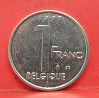 1 Franc 1997 - TTB - Pièce Monnaie Belgique - Article N°1799 - 1 Frank