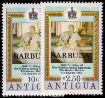Barbuda 1980 80th Birthday Of Queen Mother Unmounted Mint. - Barbuda (...-1981)