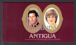 Barbuda 1981 Royal Wedding (3rd Issue) Booklet Unmounted Mint. - Barbuda (...-1981)