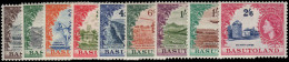 Basutoland 1954-58 Set To2sh6d Fine Mint Lightly Hinged. - 1933-1964 Colonie Britannique