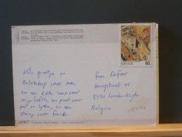 65/597U CP PORTUGAL  POUR LA BELG. - Postmark Collection