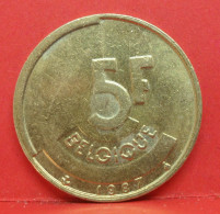 5 Francs 1987 - SUP - Pièce Monnaie Belgique - Article N°1827 - 5 Francs