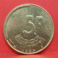 5 Francs 1988 - SUP - Pièce Monnaie Belgique - Article N°1829 - 5 Frank