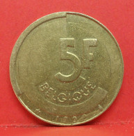 5 Francs 1992 - TB - Pièce Monnaie Belgique - Article N°1830 - 5 Frank