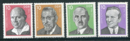 DDR / E. GERMANY 1976 Socialist Personalities MNH / **.  Michel 2107-10 - Unused Stamps