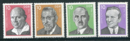 DDR / E. GERMANY 1976 Socialist Personalities MNH / **.  Michel 2107-10 - Neufs