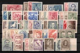 ** Tchécoslovaquie 1951-1953, Lot Avec Timbres Sans Charniere, (MNH)** - Colecciones & Series