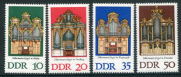 DDR / E. GERMANY 1976 Silbermann Organs  MNH / **.  Michel 2111-14 - Ungebraucht