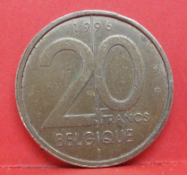 20 Francs 1996 - TB - Pièce Monnaie Belgique - Article N°1851 - 20 Frank
