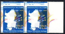 Doppia Varietà - Aeronautica Militare Sardegna MNH**(vedi Descrizione) Signed G.Biondi - Varietà E Curiosità